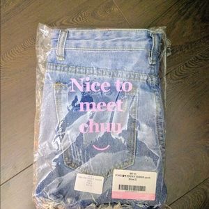 CHUU JEAN SHORTS S